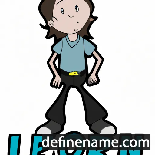 cartoon of the name Loren