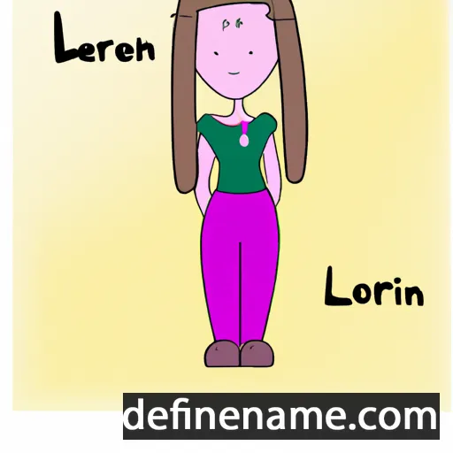 Loreni cartoon