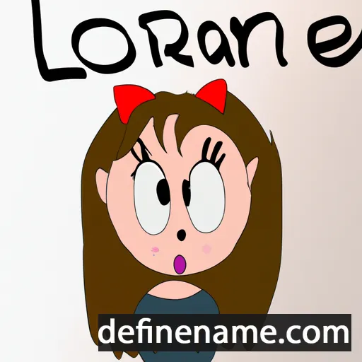 Loriane cartoon