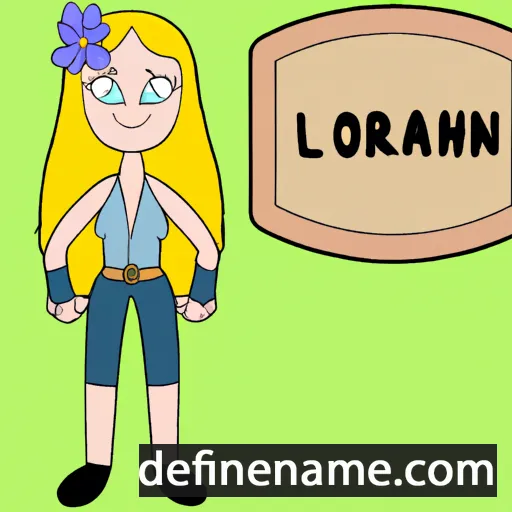 Lorianna cartoon