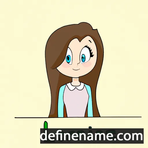 cartoon of the name Lorine