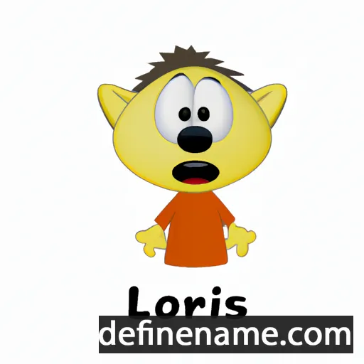 cartoon of the name Loris