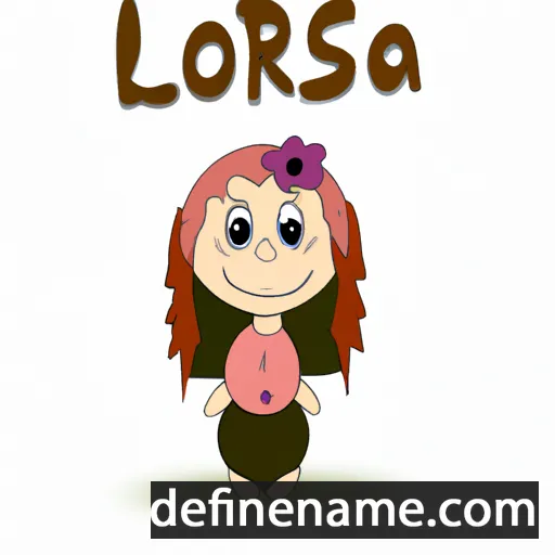 Lorisa cartoon