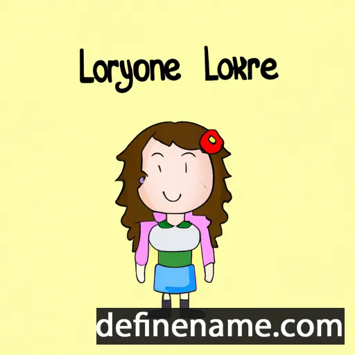 Lorrayne cartoon