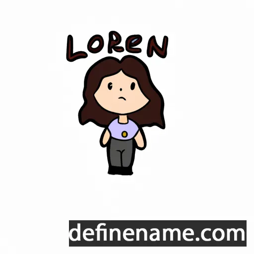 Lorreen cartoon