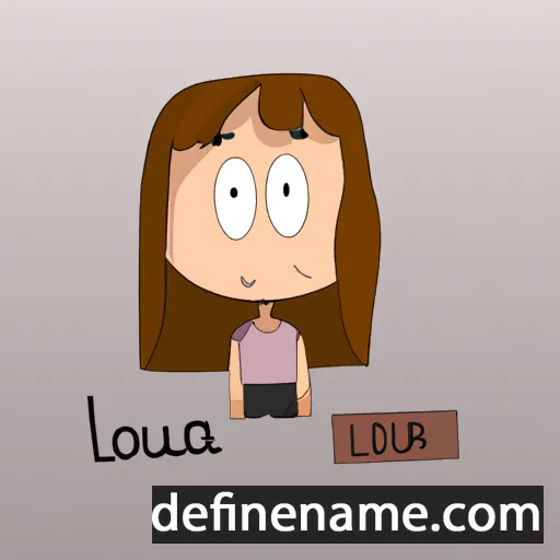 Loua cartoon