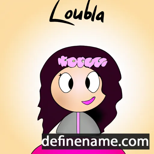 Loubna cartoon