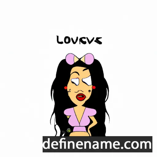 Louvena cartoon