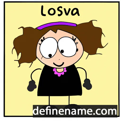 Lovísa cartoon