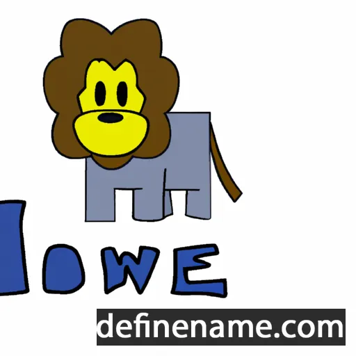 cartoon of the name Lowe