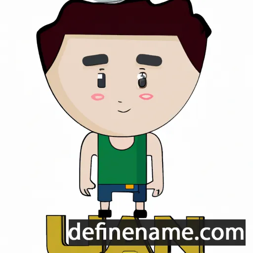 cartoon of the name Luan