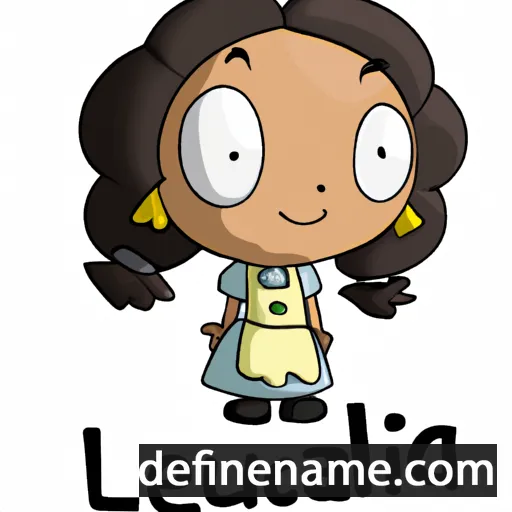 Lucelia cartoon