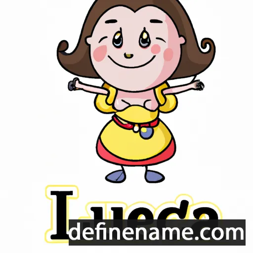 cartoon of the name Lucena