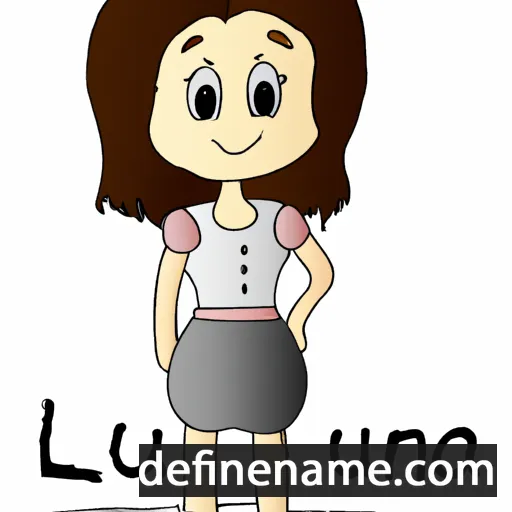 Lucianna cartoon