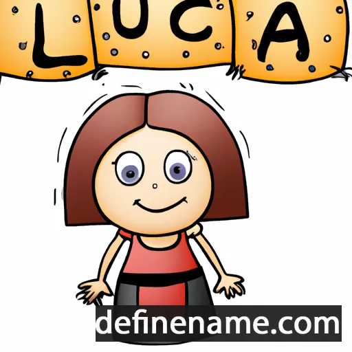 Lucjana cartoon