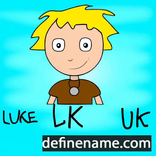 Lukë cartoon