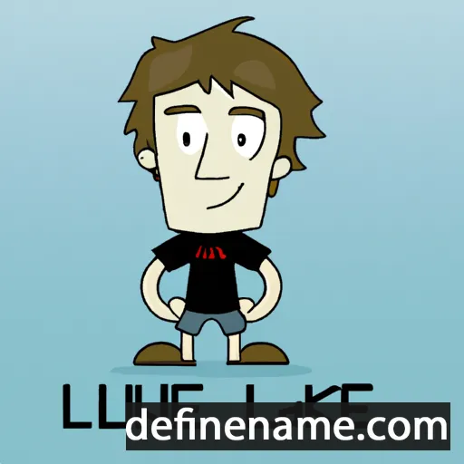 cartoon of the name Luke