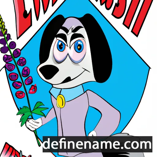 Lupine cartoon