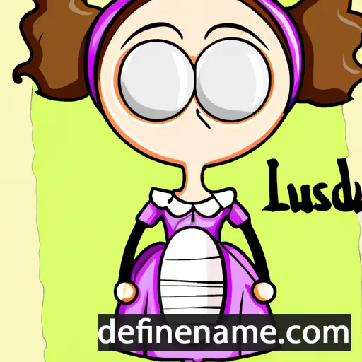 Luscinda cartoon