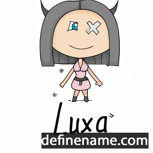 Luxia cartoon