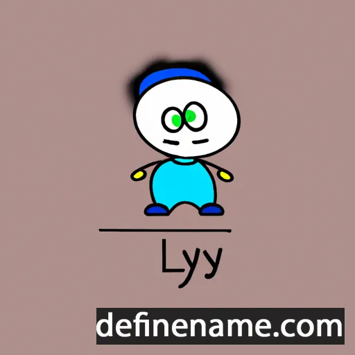 cartoon of the name Lý