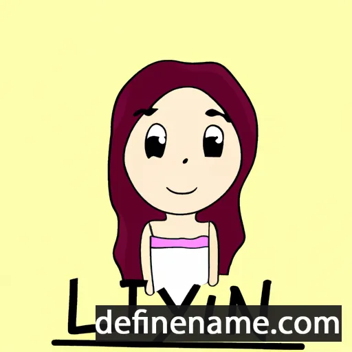 cartoon of the name Lyn