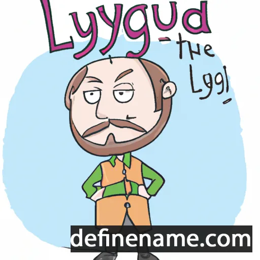 cartoon of the name Lyudvig