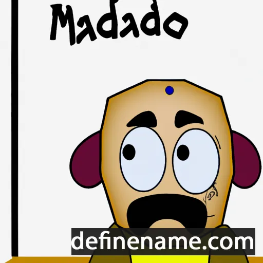 Máddji cartoon