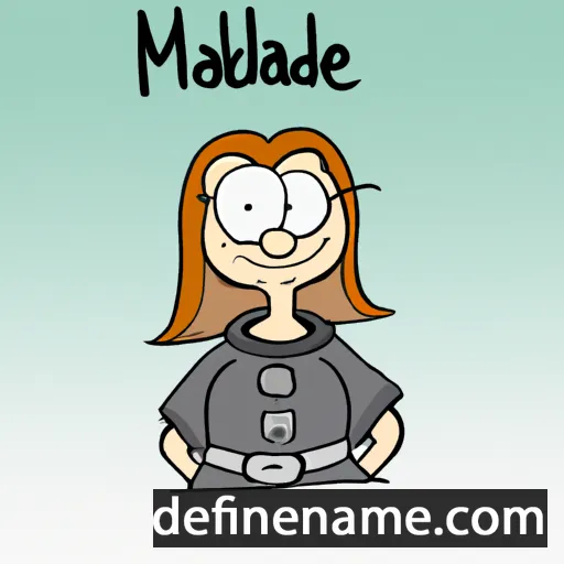 Madalhilde cartoon