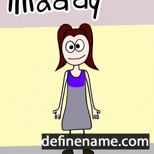 Maddý cartoon