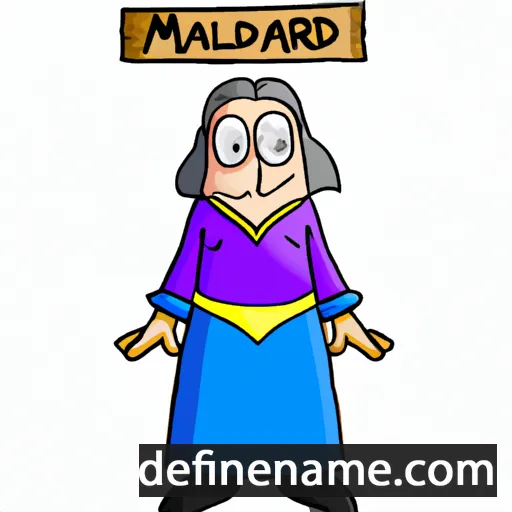 Madelgard cartoon