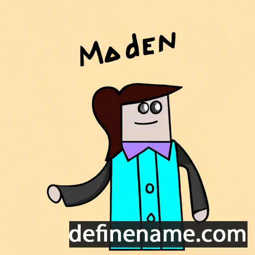 cartoon of the name Madern