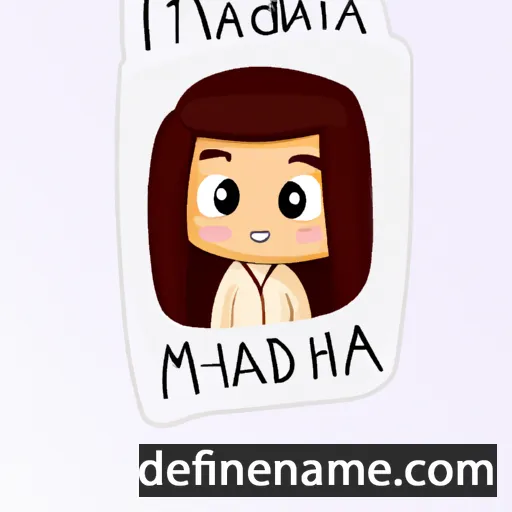 Madiha cartoon