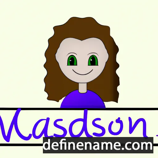 Madisen cartoon