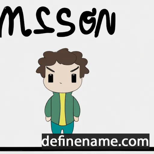 Maeson cartoon