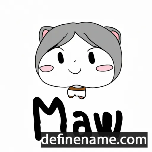 Maew cartoon