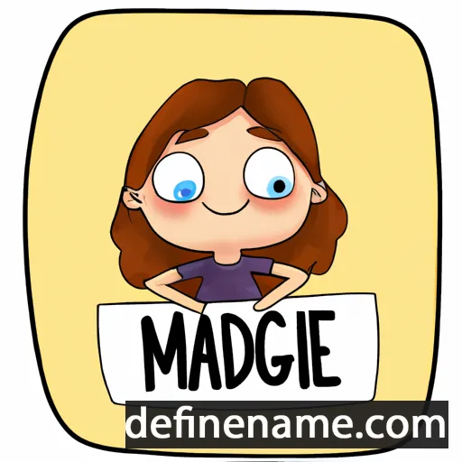 Magdė cartoon