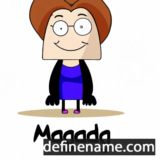 Magdzia cartoon