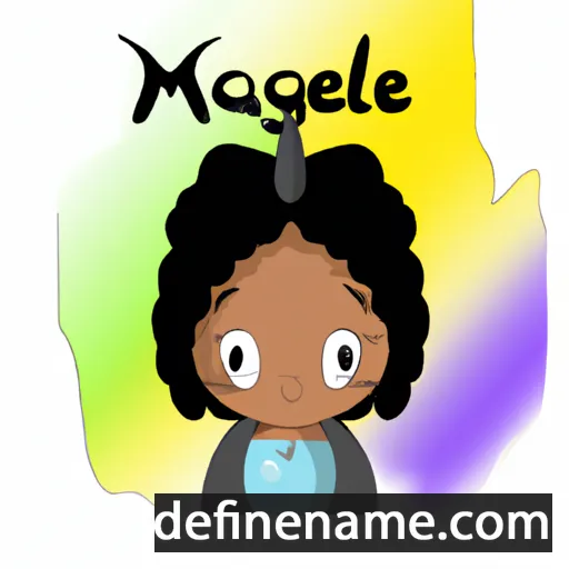 Magélia cartoon