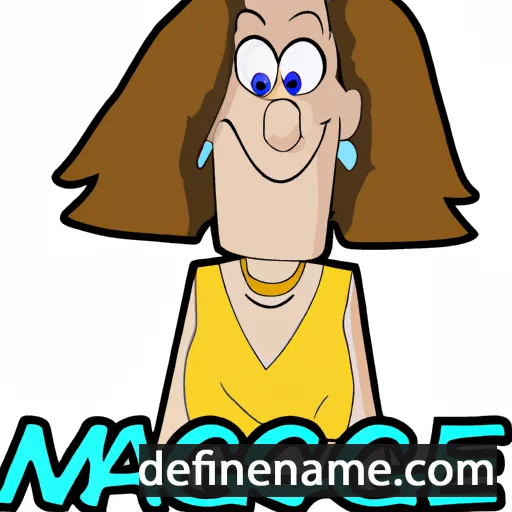 cartoon of the name Maggie