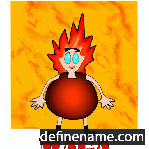 Magma cartoon