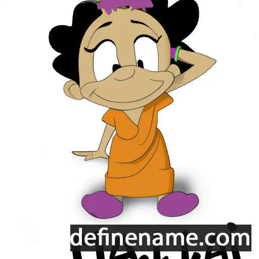 cartoon of the name Mahali