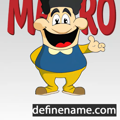 cartoon of the name Maharo