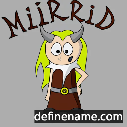 Málfríðr cartoon