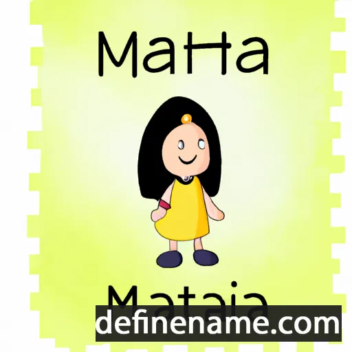 Mahita cartoon