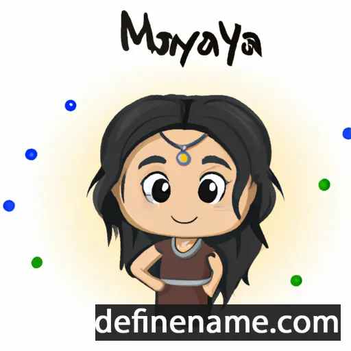 Mahiya cartoon