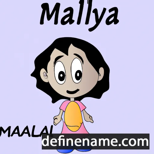 Mahliya cartoon