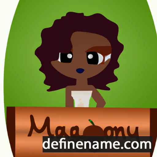 Mahogany cartoon