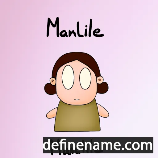 Maïalène cartoon