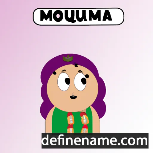 Maïmouna cartoon